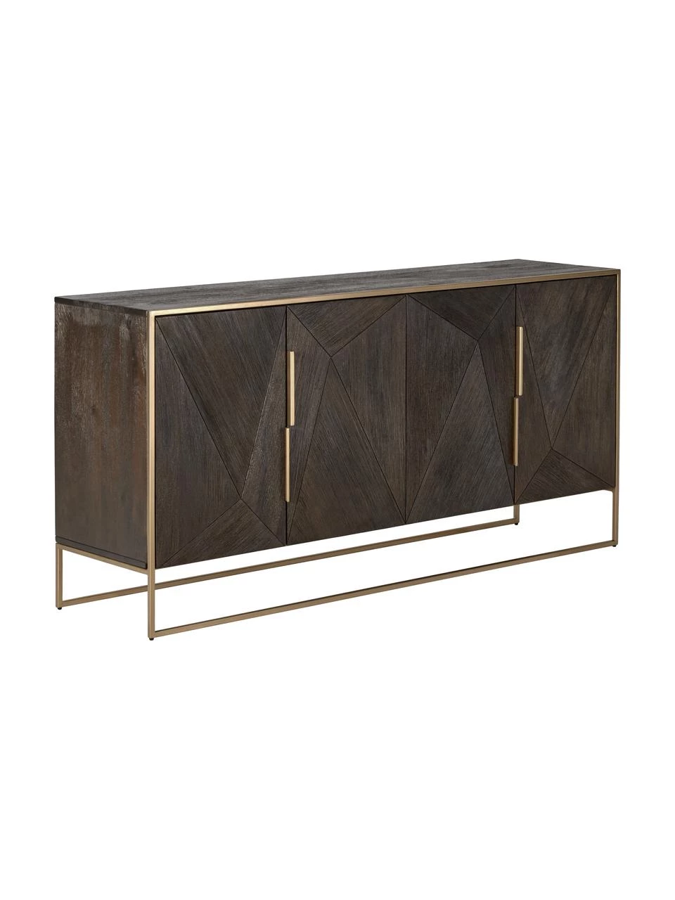 Westwing Collection Sideboard Harry mit Türen aus massivem Mangoholz, B 175 x H 85 cm 3 Westwing Collection Sideboard Harry mit Türen aus massivem Mangoholz, B 175 x H 85 cm
