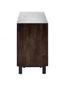 Westwing Collection Sideboard Karl mit T&uuml;ren aus massivem Mangoholz, B 165 x H 61 cm -Esszimmer Verkäufe Sideboard Karl mit Turen aus massivem Mangoholz 4