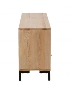 Westwing Collection Sideboard Leif mit T&uuml;ren aus massivem Eschenholz, B 177 x H 75 cm -Esszimmer Verkäufe Sideboard Leif mit Turen aus massivem Eschenholz 5