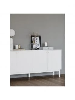 Rowico Sideboard Lewiston mit geriffelter Front in Weiß, B 161 x H 70 cm 13 Rowico Sideboard Lewiston mit geriffelter Front in Weiß, B 161 x H 70 cm -Esszimmer Verkäufe Sideboard Lewiston mit geriffelter Front in Weiss 5