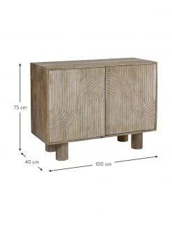 Sideboard Tess aus massivem Mangoholz, B 100 x H 75 cm 10 Sideboard Tess aus massivem Mangoholz, B 100 x H 75 cm -Esszimmer Verkäufe Sideboard Tess aus massivem Mangoholz 2