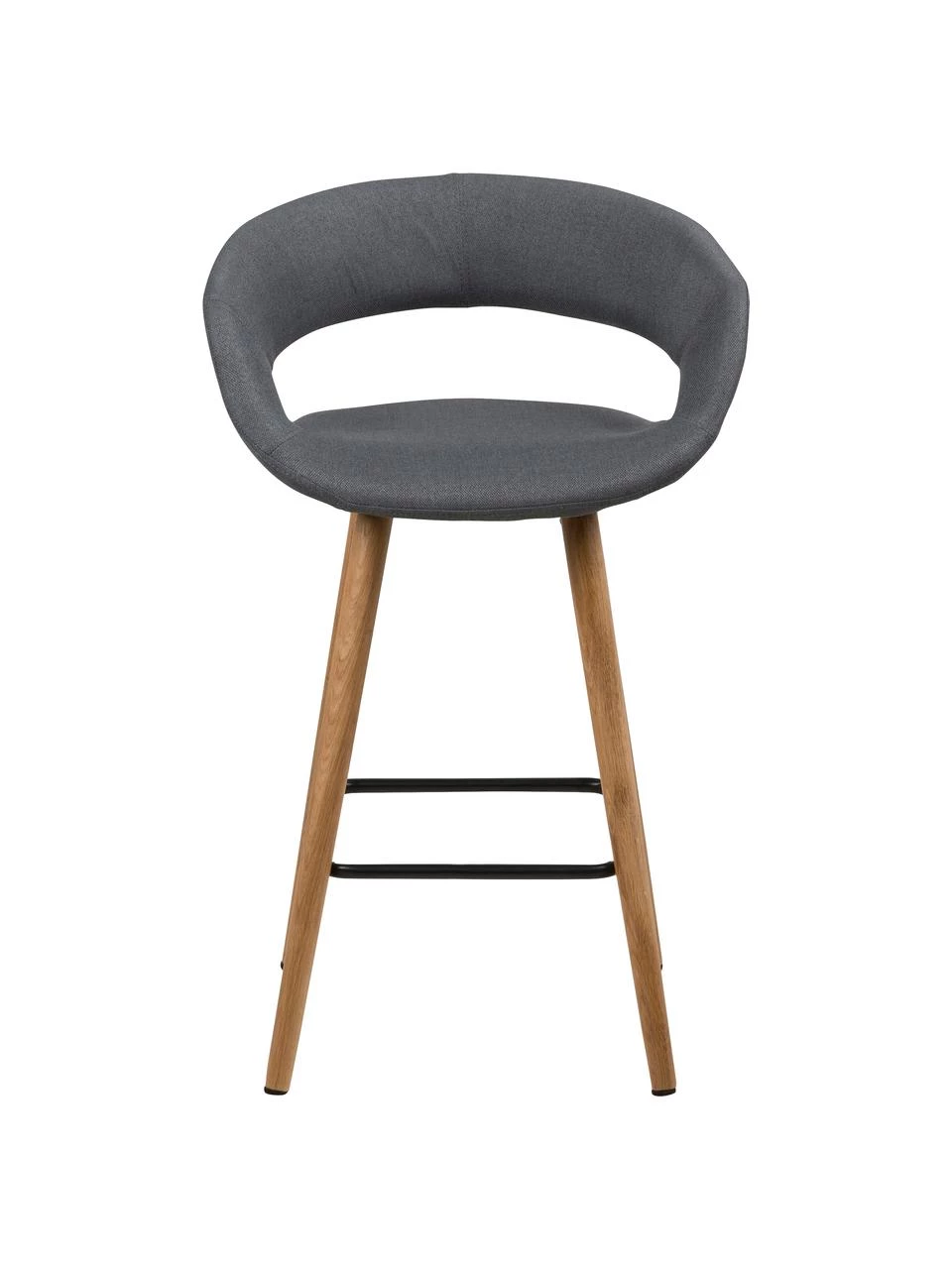 Thekenstühle Grace in Grau, 2 Stück, B 56 x H 87 cm 6 Thekenstühle Grace in Grau, 2 Stück, B 56 x H 87 cm – Bild 4