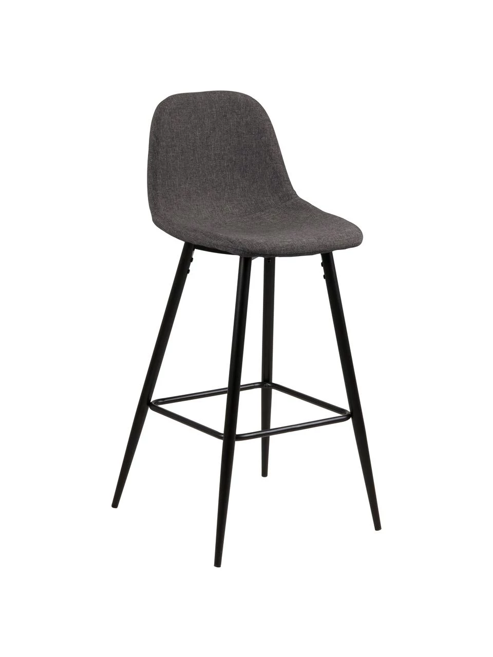 Thekenstühle Wilma in Grau, 2 Stück, B 44 x H 91 cm 3 Thekenstühle Wilma in Grau, 2 Stück, B 44 x H 91 cm