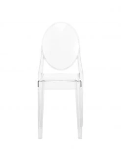 Kartell Transparenter Stuhl Victoria Ghost, B 38 x T 52 cm -Esszimmer Verkäufe Transparenter Stuhl Victoria Ghost 3