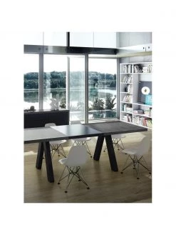Verlängerbarer Esstisch Apex in Betonoptik, 200 - 250 x 100 cm, B 200 bis 250 x T 100 cm -Esszimmer Verkäufe Verlangerbarer Esstisch Apex in Betonoptik 200 250 x 100 cm 2