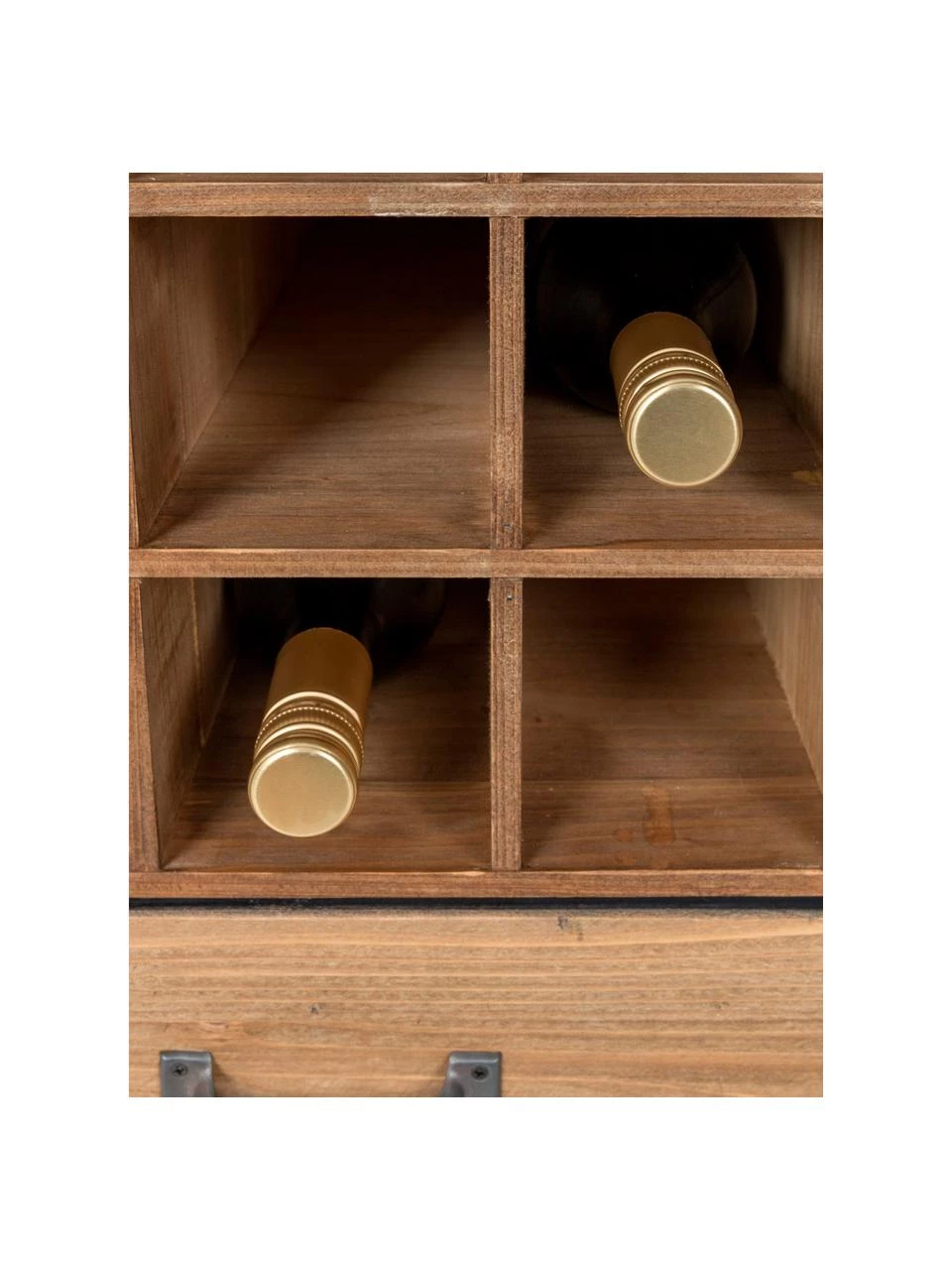 Weinregal Edgar für 15 Flaschen im Industrial Design, B 56 x H 113 cmNur noch wenige verfügbar 8 Weinregal Edgar für 15 Flaschen im Industrial Design, B 56 x H 113 cmNur noch wenige verfügbar – Bild 6