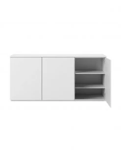 Wei&szlig;es Sideboard Join mit T&uuml;ren, B 180 x H 84 cm -Esszimmer Verkäufe Weisses Sideboard Join mit Turen 4