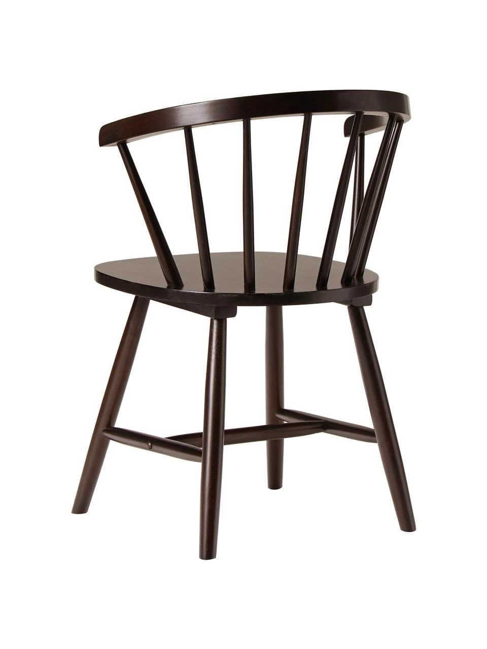 Westwing Collection Windsor-Holzstühle Megan in Dunkelbraun, 2 Stück, B 53 x T 52 cm 7 Westwing Collection Windsor-Holzstühle Megan in Dunkelbraun, 2 Stück, B 53 x T 52 cm – Bild 5