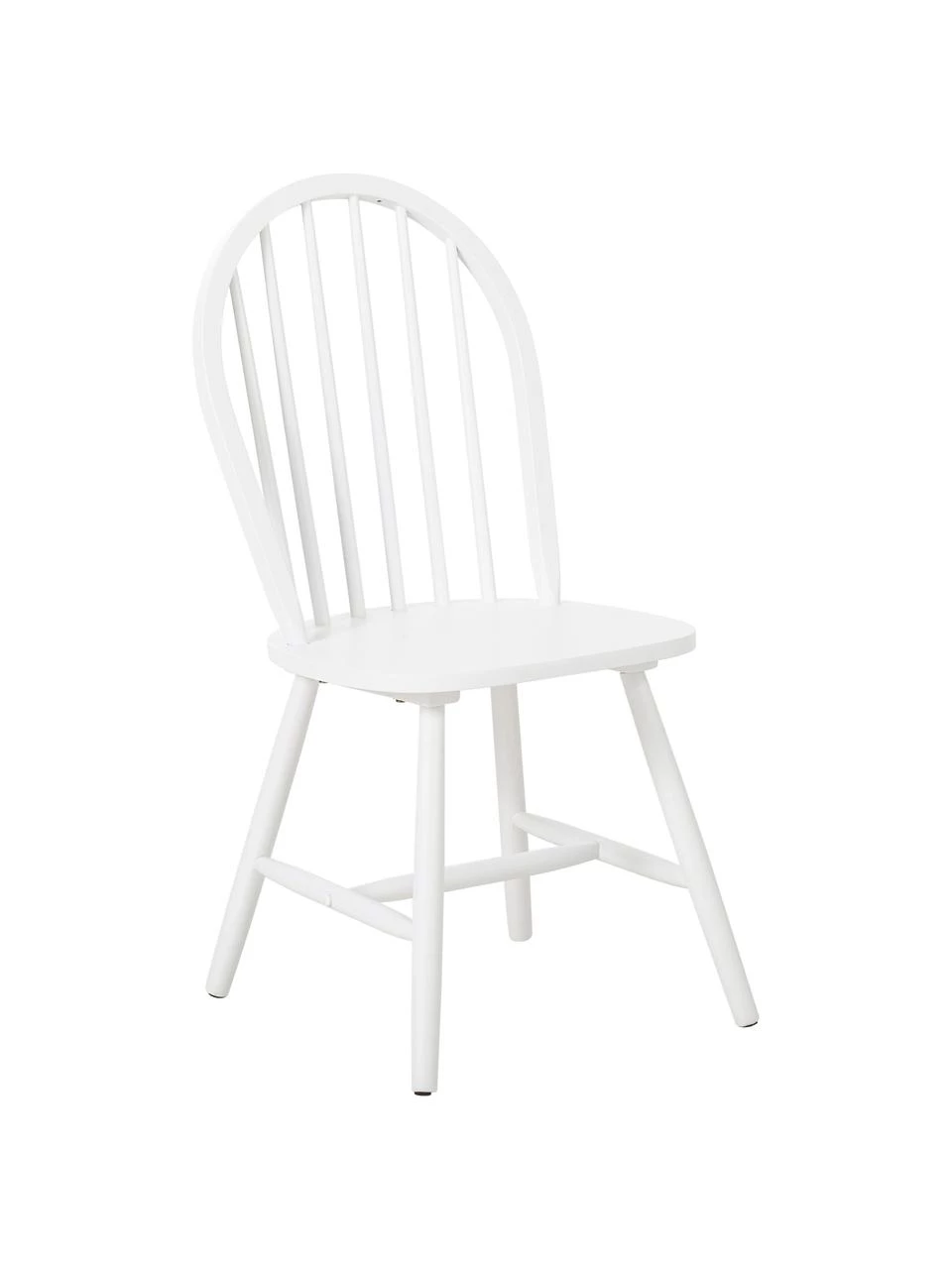 Westwing Collection Windsor-Holzstühle Megan in Weiß, 2 Stück, B 46 x T 51 cm 3 Westwing Collection Windsor-Holzstühle Megan in Weiß, 2 Stück, B 46 x T 51 cm